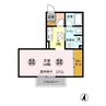 ガーデンヒルズＡ 1Kの間取り
