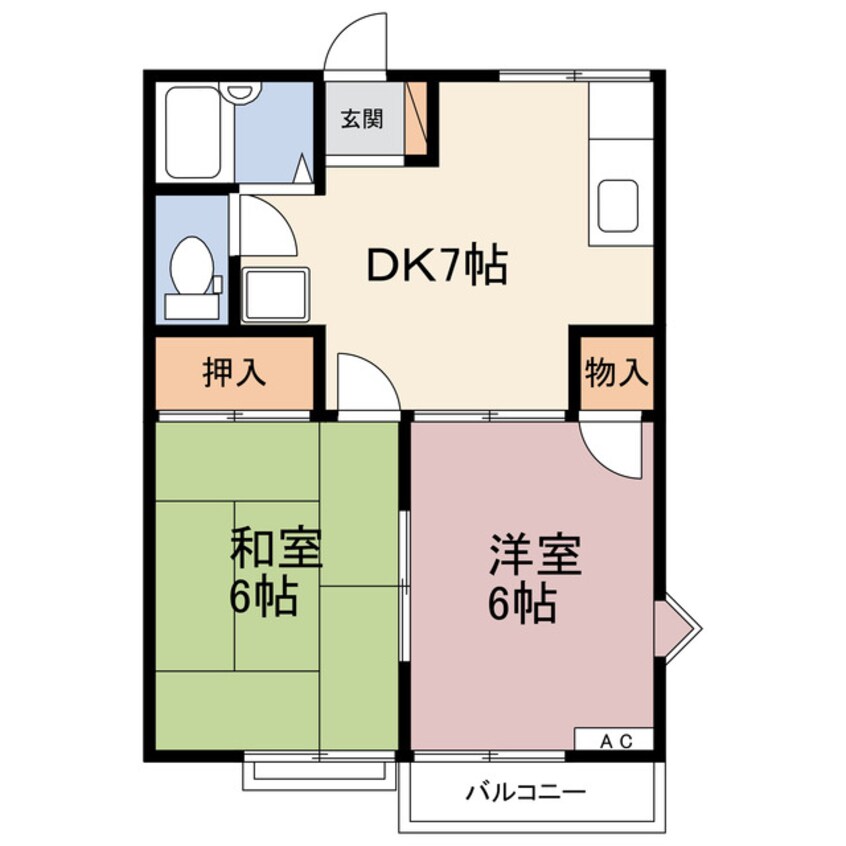 間取図 ハイネス久保田