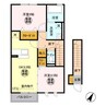ボナールＳ 2DKの間取り