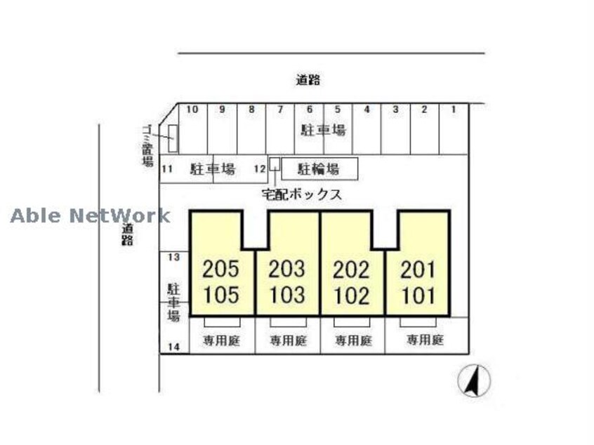 平面図 プルミエ(袖ヶ浦市)