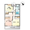 ソレイユイワネ 2DKの間取り