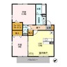 ガーデンコートＡ 2LDKの間取り
