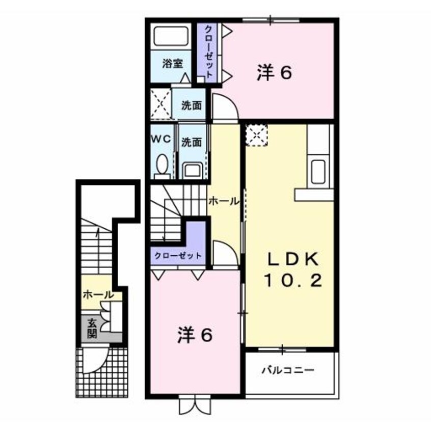 間取図 Ａ＆ＫⅠ