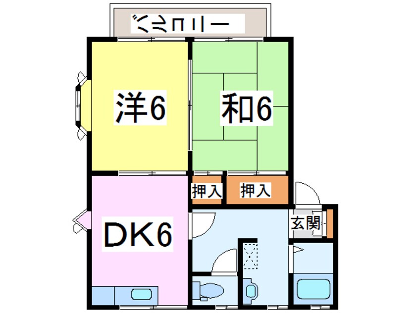 間取図 ミルキーウェイ