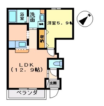 間取図 ノーブルファインアクア