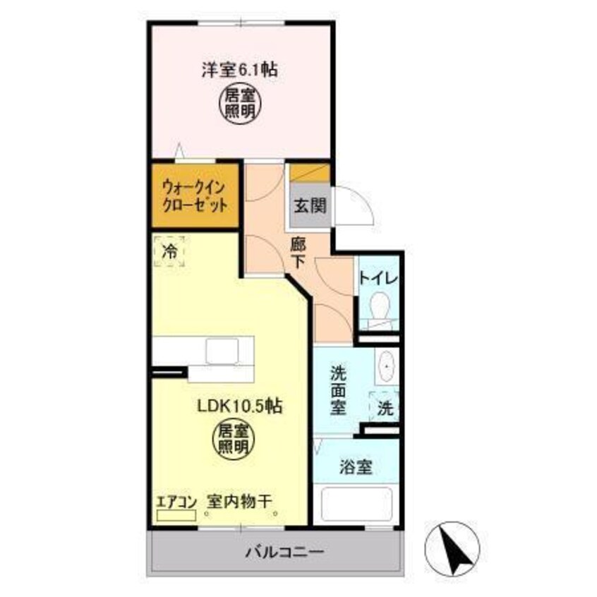 間取図 ヴェルデコリーナ壱番館