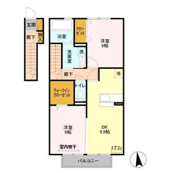 間取図 ルミエール瑞穂　弐番館