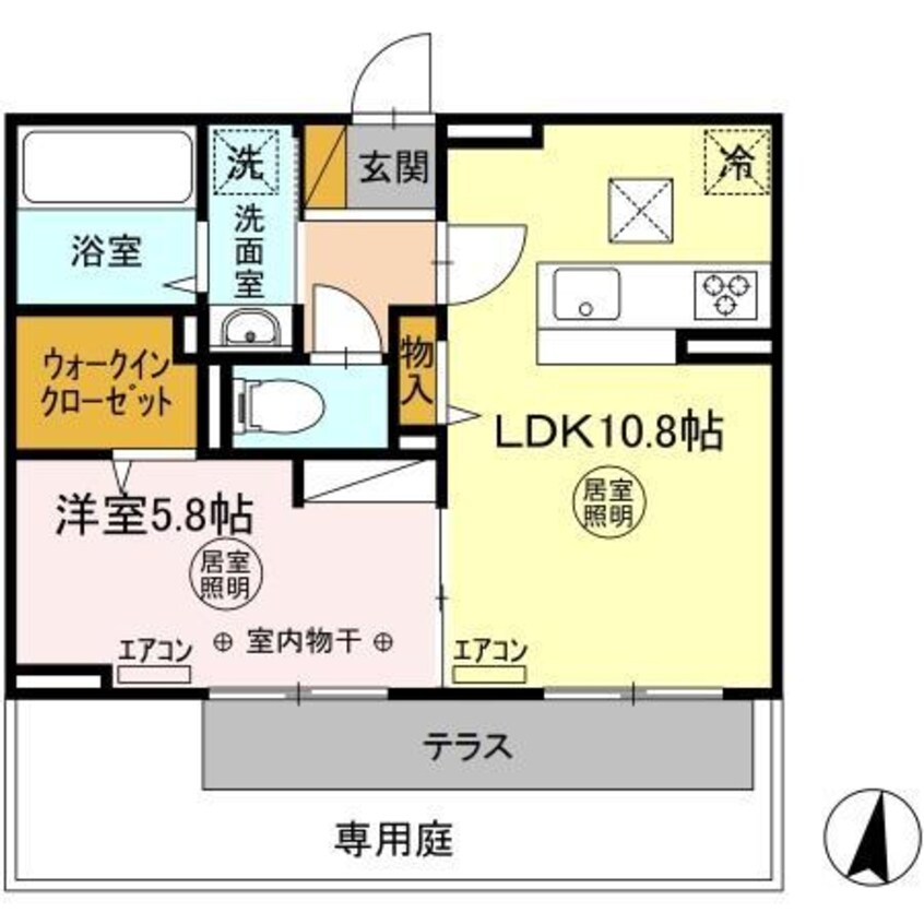 間取図 ボヌール