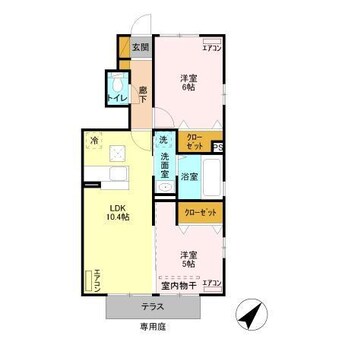 間取図 メゾンクオーレ