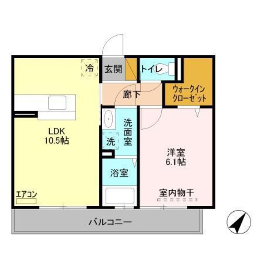 間取図 カーサブリリオ