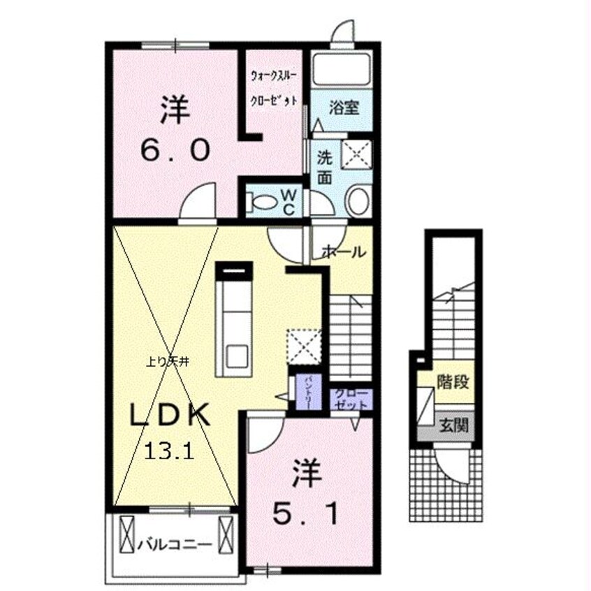 間取図 グランドソレイユⅡ