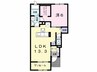 アルヴィータＢ 1LDKの間取り