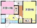 木島蔵波貸家の間取図