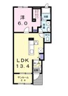 アヴェニュー（市原） 1LDKの間取り