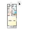 コンフォルト 1Kの間取り