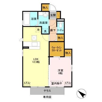 間取図 ホークコート