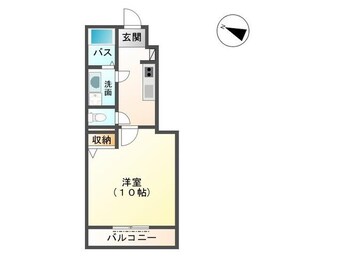 間取図 サンモール(ほたる野)