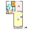 プラージュ木更津 1LDKの間取り