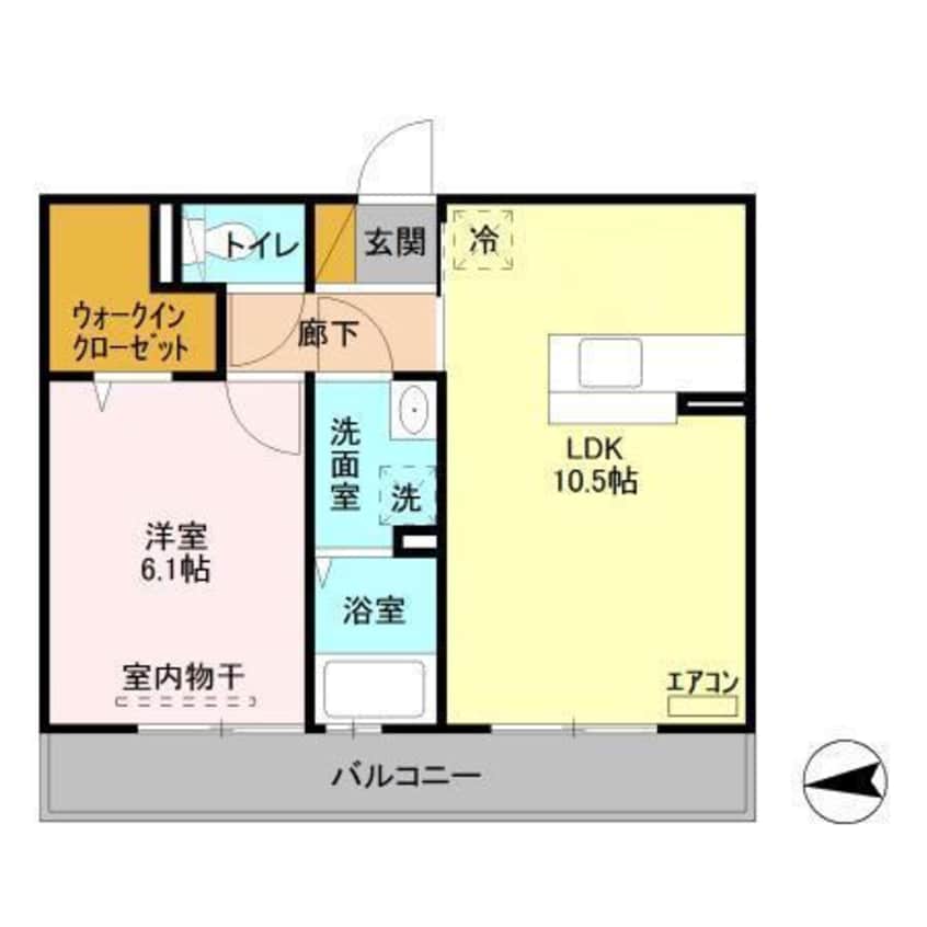 間取図 イーストパレス