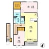 グリーンヴィラ 2LDKの間取り