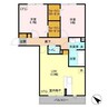 ベイサイドテラスANNEX A 2LDKの間取り