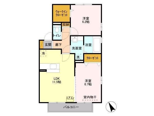 間取り図 ヴェルデコリーナ参番館