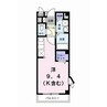 ピースメゾン 1Kの間取り