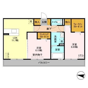 間取図 バルボーネカーサ