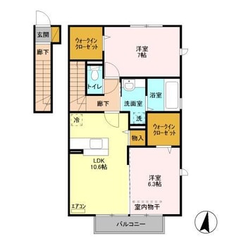 間取図 カモミールＢ