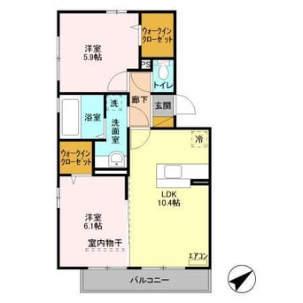 間取図 マーレ金田