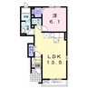 アルモニー 1LDKの間取り