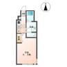 ファインパレスSuwa-Ⅰ 1Kの間取り