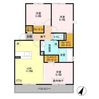 間取図 COMFORTIA  コンフォーティア