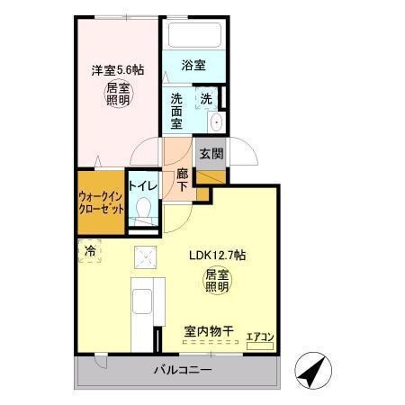 間取り図 ベルハウスⅡ