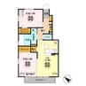 コモド(木更津市) 2LDKの間取り