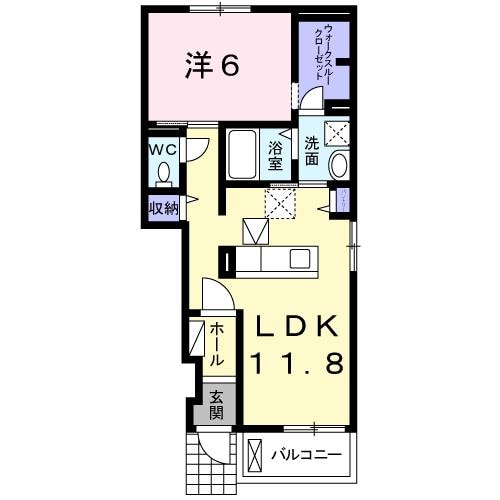 間取り図 ヴィラグランデB