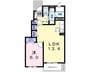ブライトヒルサイトB 1LDKの間取り
