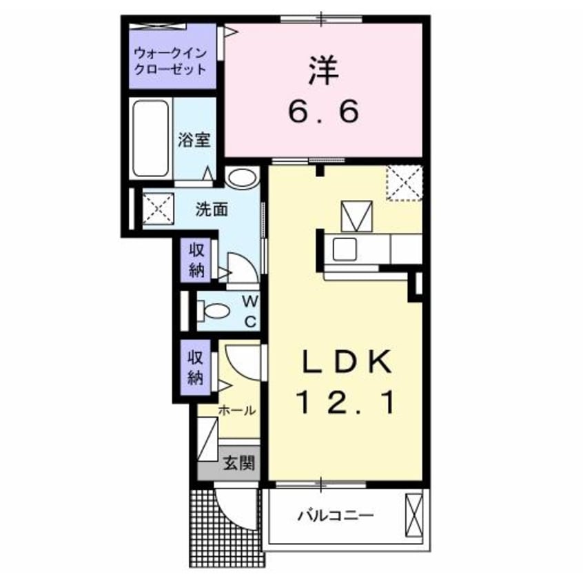 間取図 リュミエールＢ