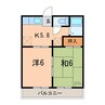 オレンジハイツＢ 2Kの間取り