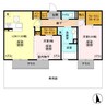 フローラ 2LDKの間取り