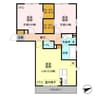 NewRecente港南台 2LDKの間取り