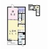 グランメゾン姉崎 1LDKの間取り