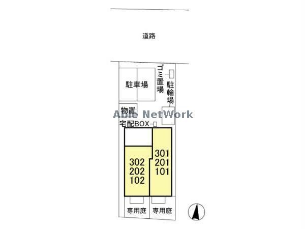 平面図 エスポワール(木更津市)