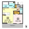 グラナータ 1LDKの間取り