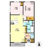 ラッフルズ 2LDKの間取り