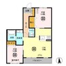 ラッフルズ 2LDKの間取り