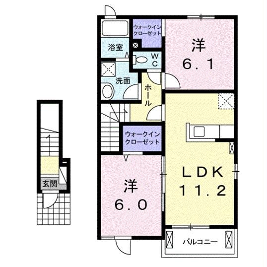 間取り図 メゾンレイクⅡ