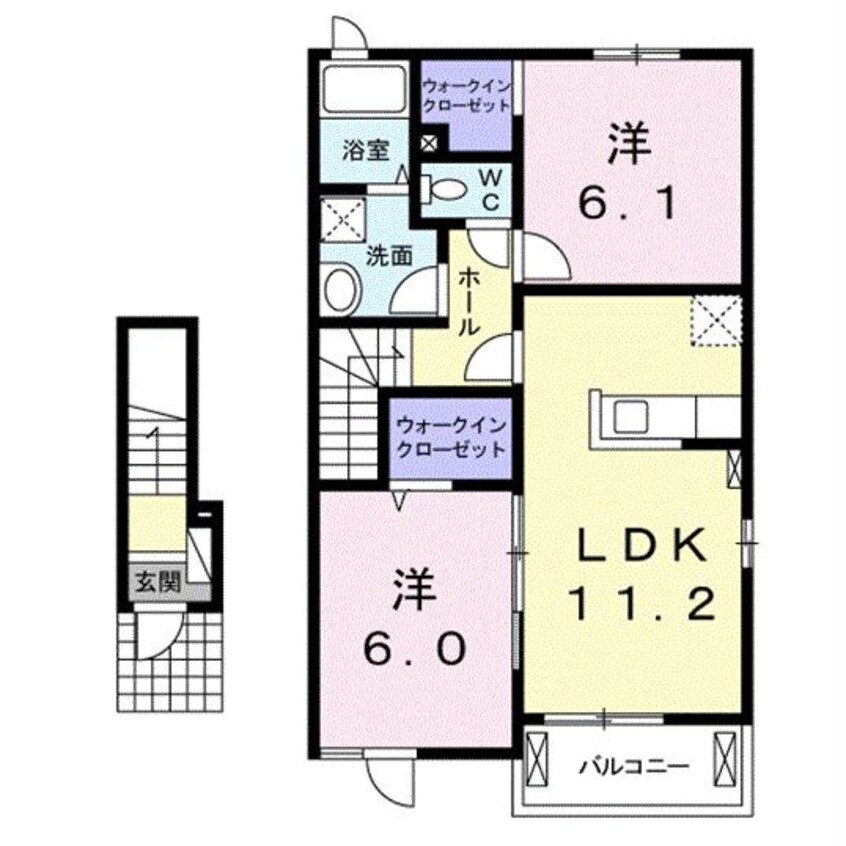 間取図 メゾンレイクⅡ
