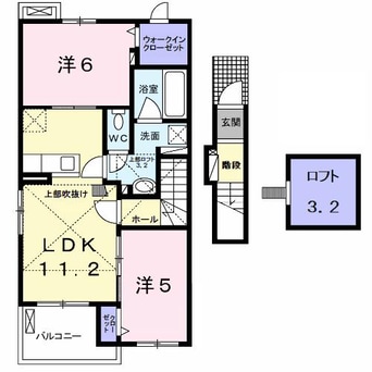間取図 メゾンドスリジェⅡ