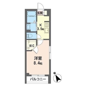 間取図 内房線/姉ケ崎駅 車移動　6分2.8km 1階 築3年